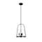 Z-Lite Archis Pendant, 3-Light, 12 In.W x 15.5 In.H, Matte Black/Clear 3041P12-MB - alternate 5